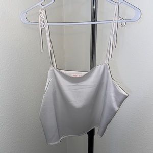 Small sheer cropped tank top